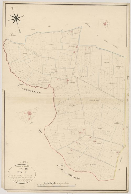 Plan napoléonien, atlas-D2 Les Bois, Marcellus