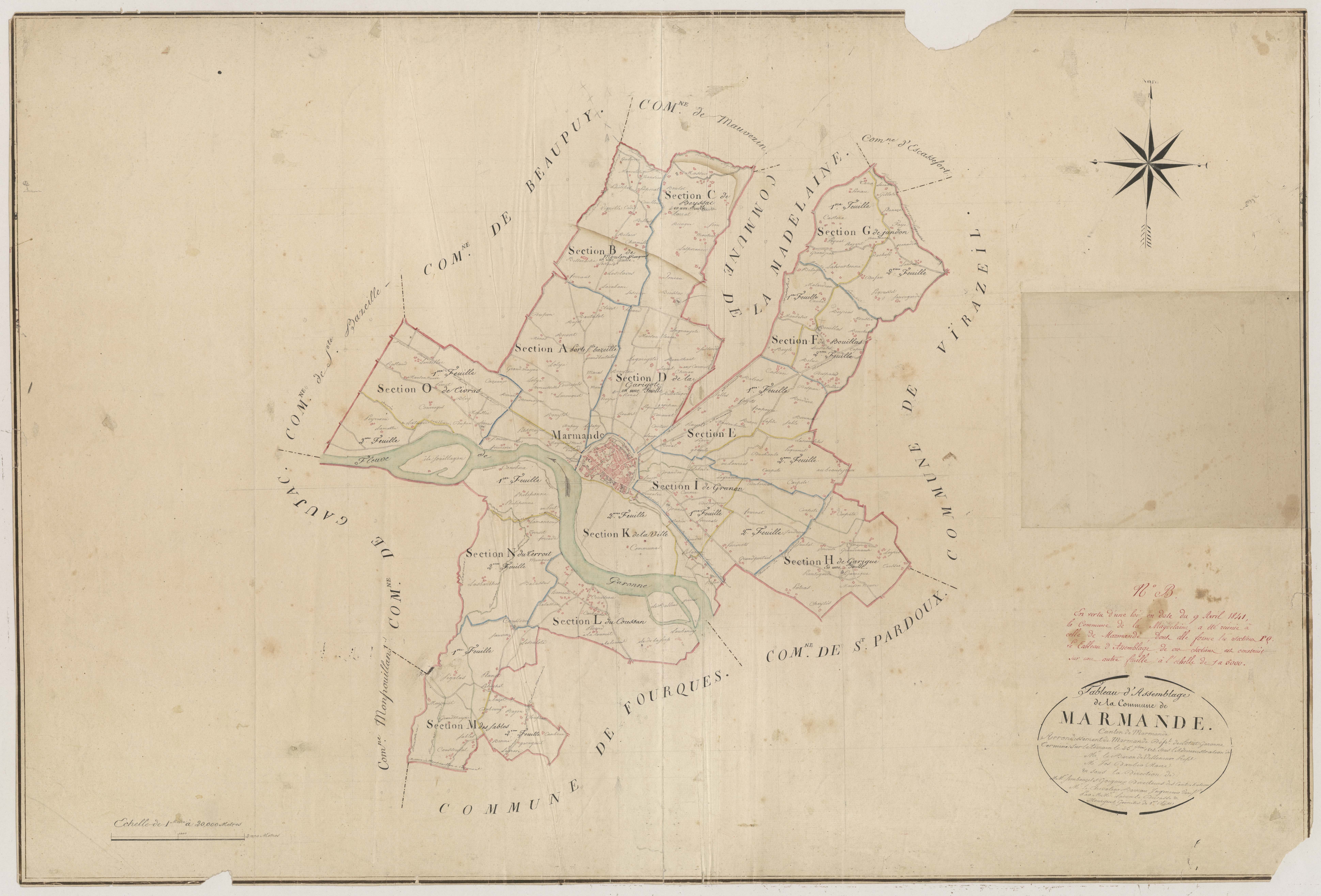 Plan primitif, atlas-TA, Marmande