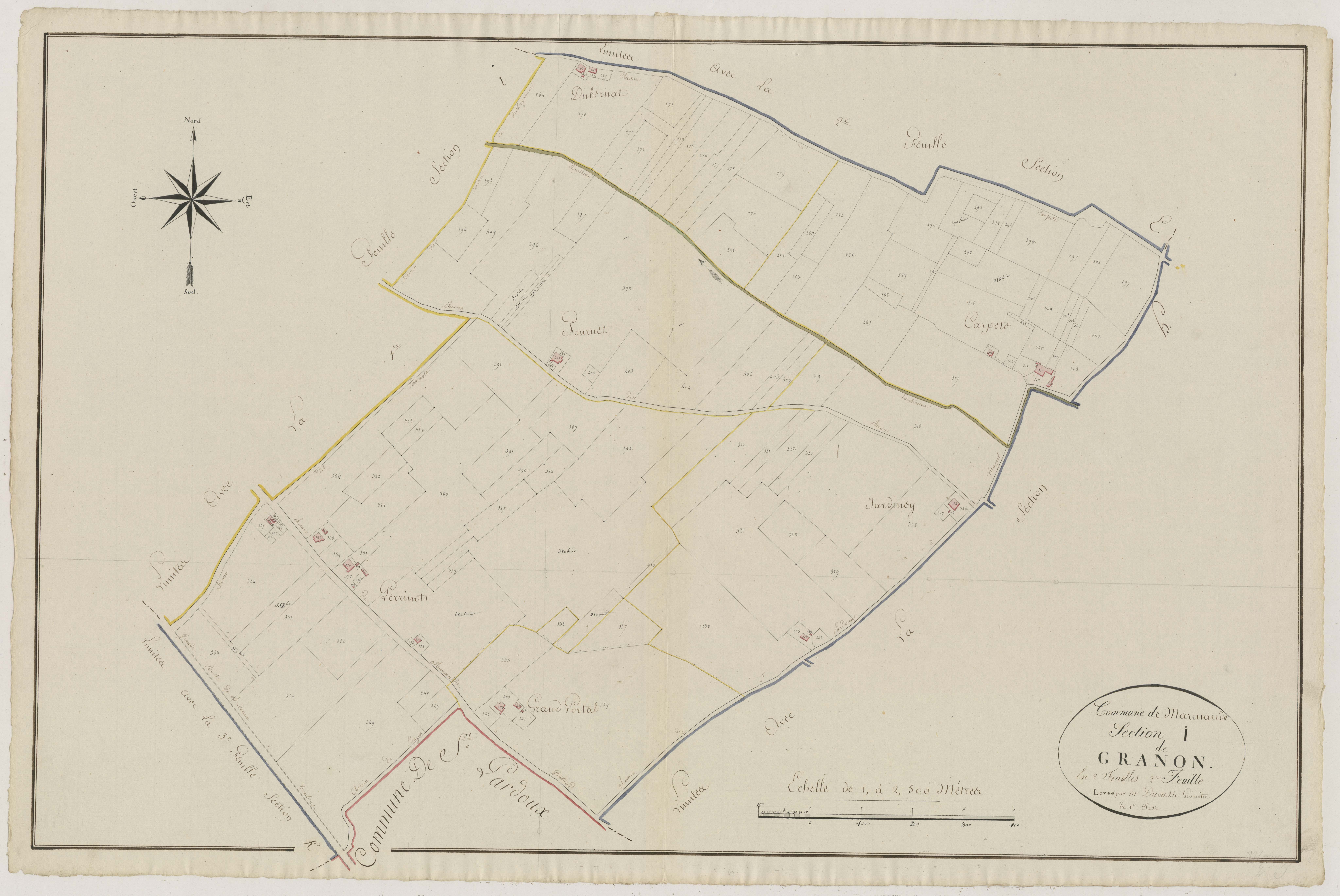 Plan primitif, atlas-I2 Granon, Marmande