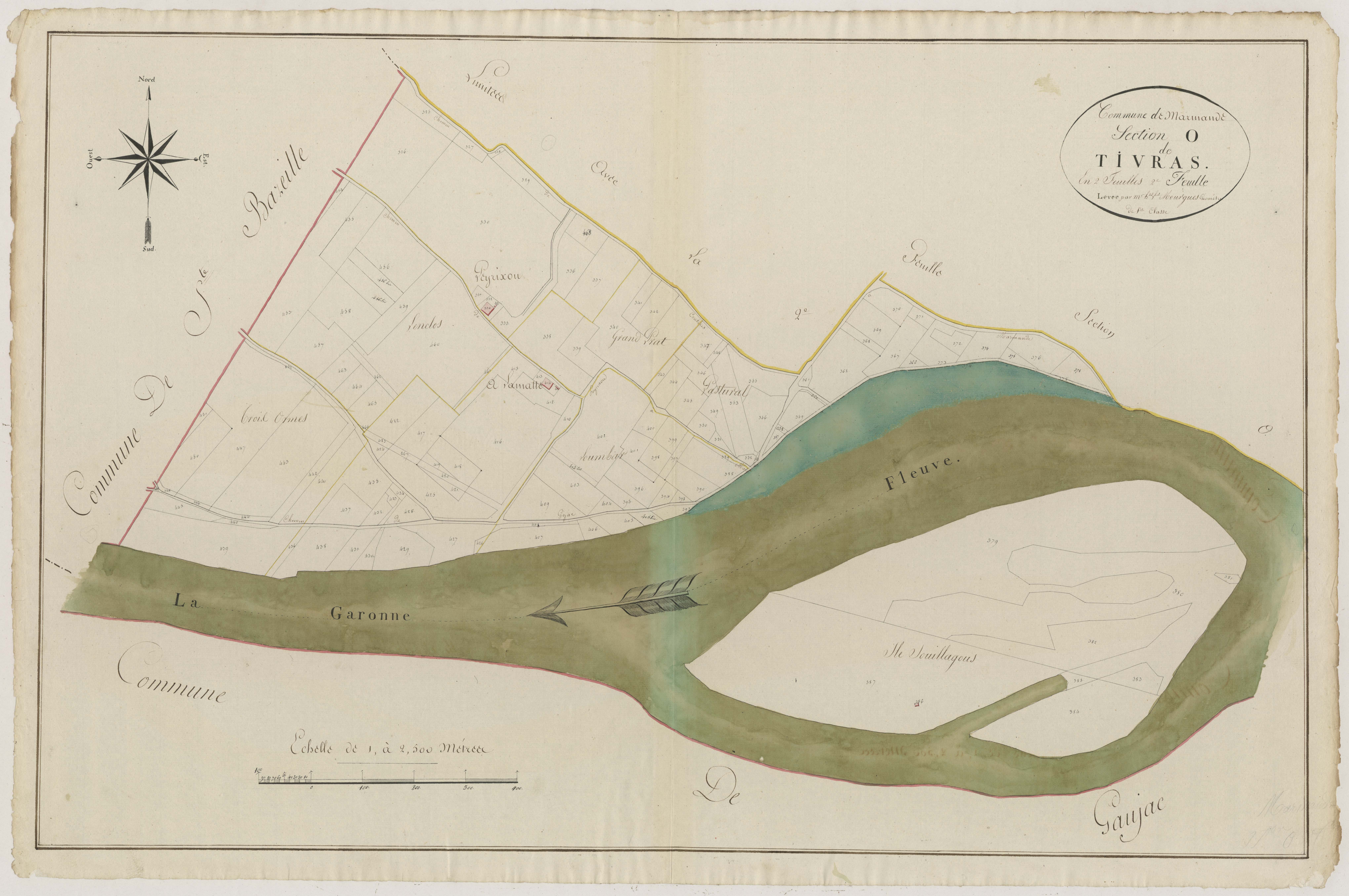 Plan primitif, atlas-O2 Tivras, Marmande