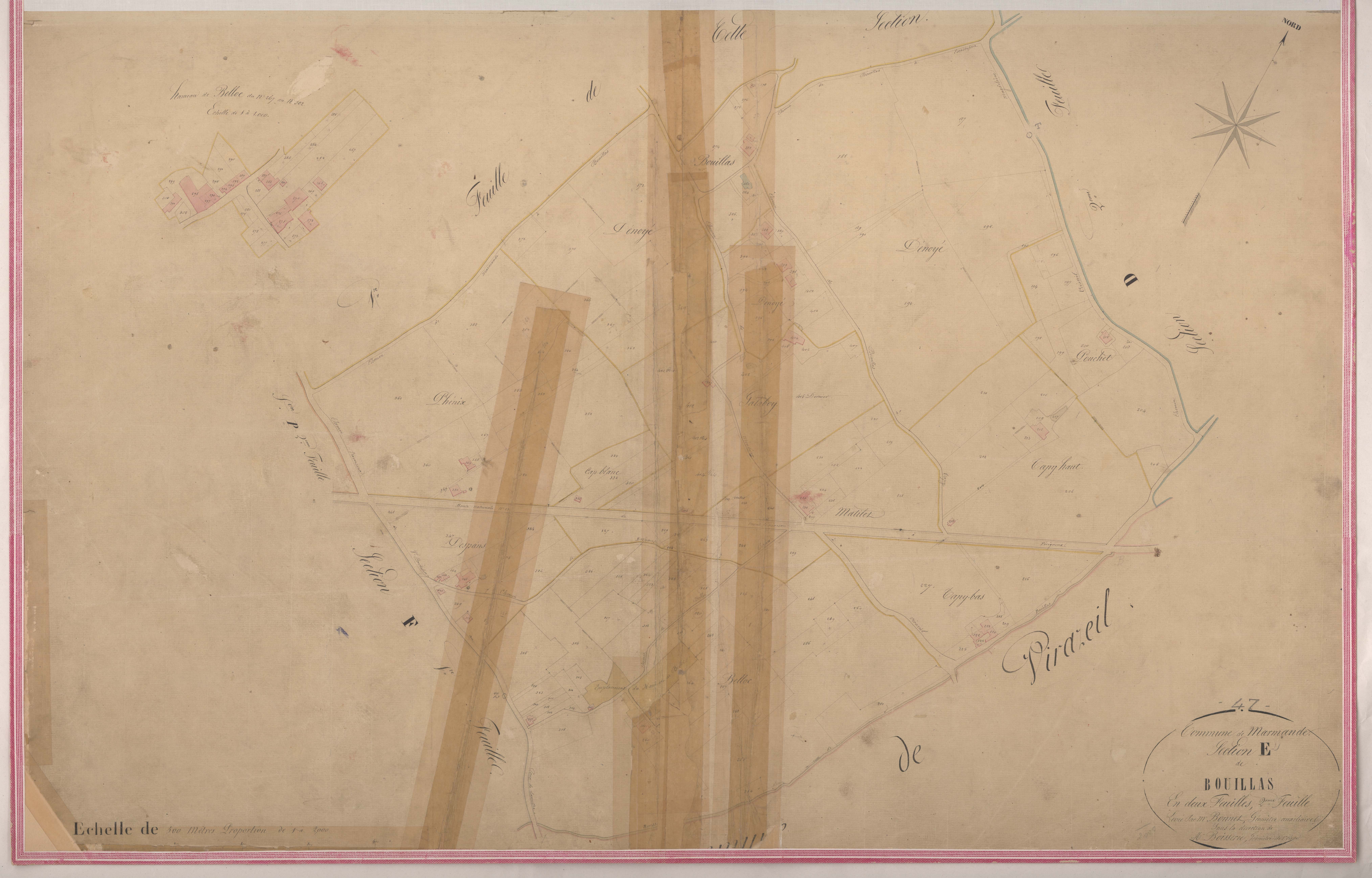Plan napoléonien-E2 Bouillas, Marmande