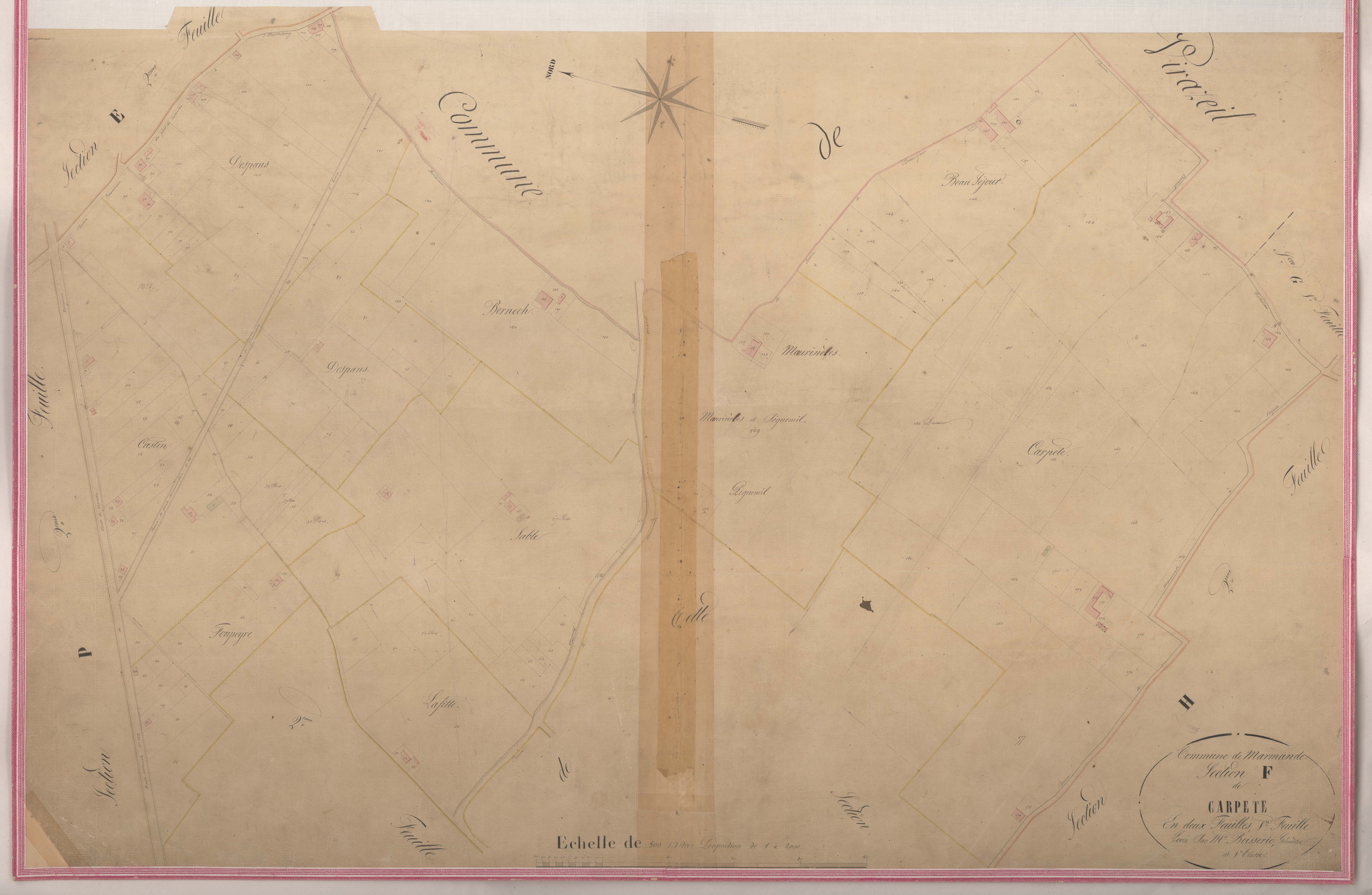 Plan napoléonien-F1 Carpe, Marmande