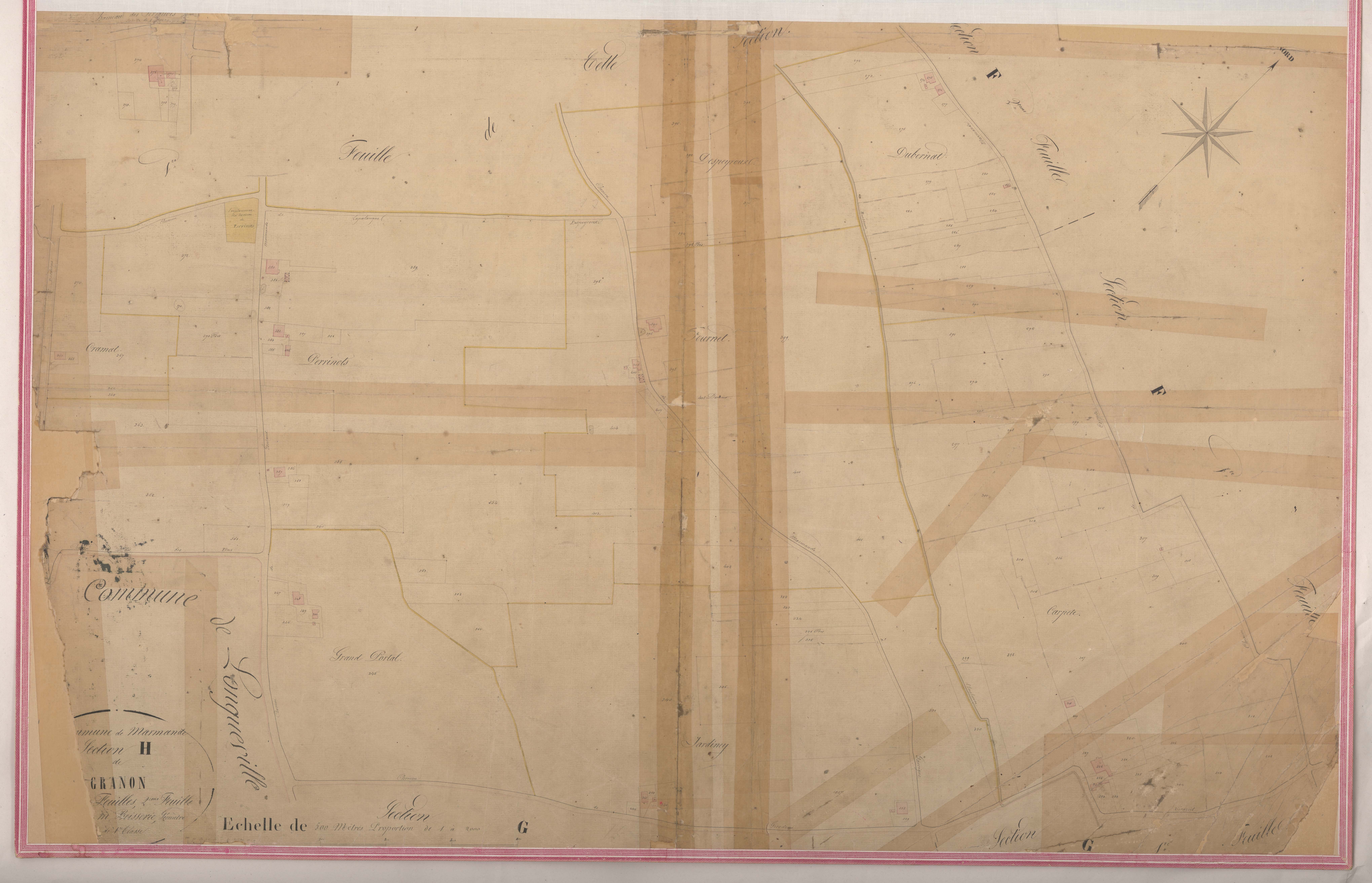 Plan napoléonien-H2 Granon, Marmande
