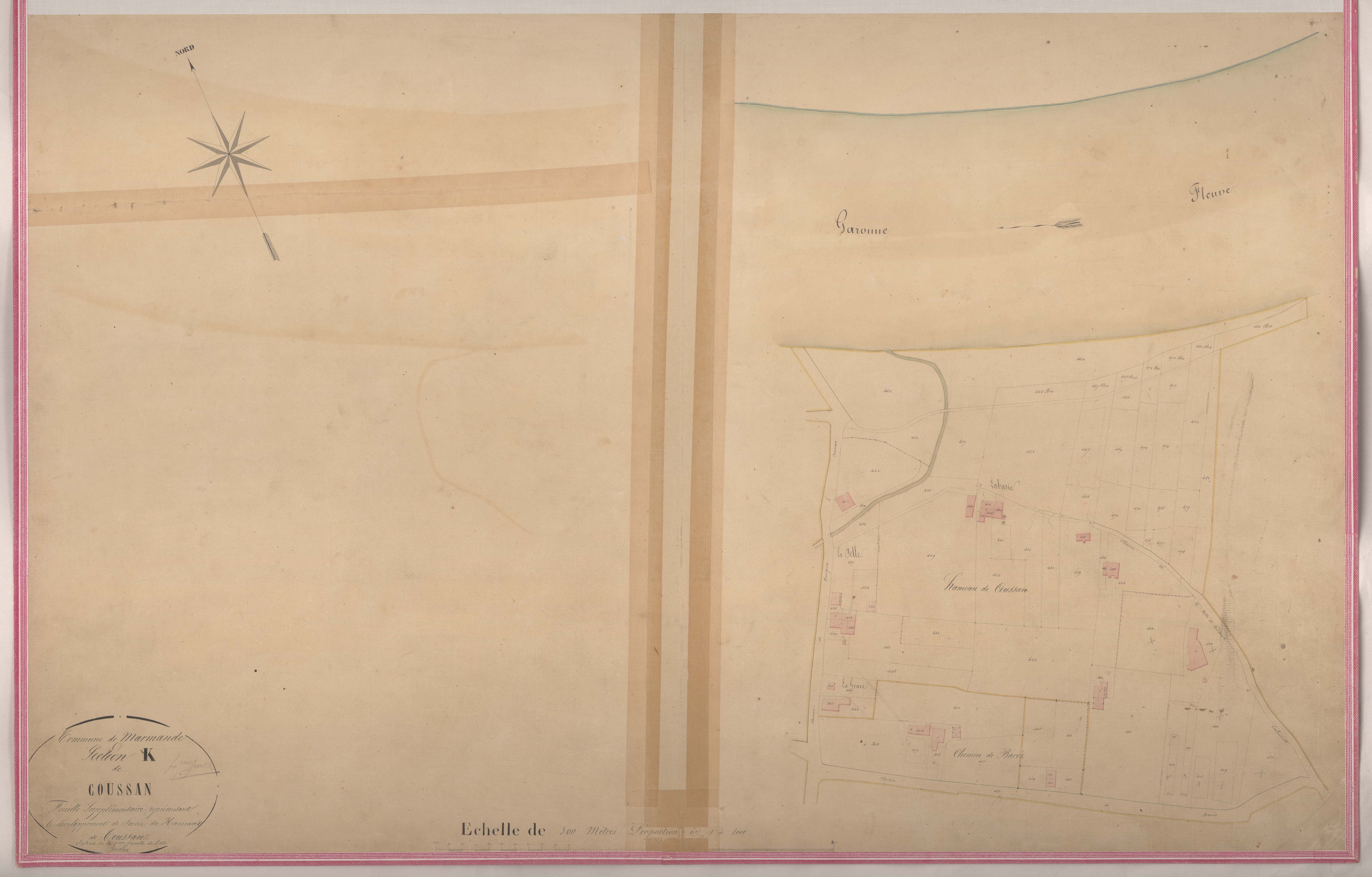 Plan napoléonien-K3 Coussan (développement), Marmande