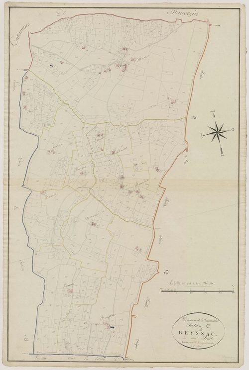 Plan primitif, atlas-C Beyssac, Marmande