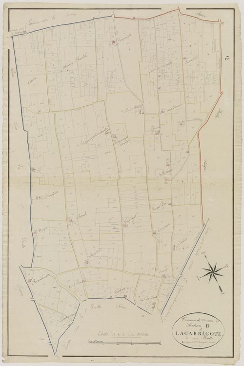 Plan primitif, atlas-D Lagarrigote, Marmande