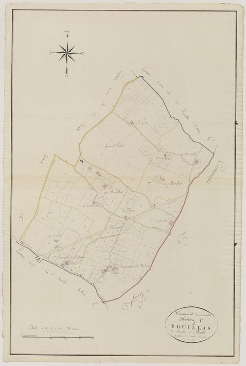 Plan primitif, atlas-F2 Bouillas, Marmande