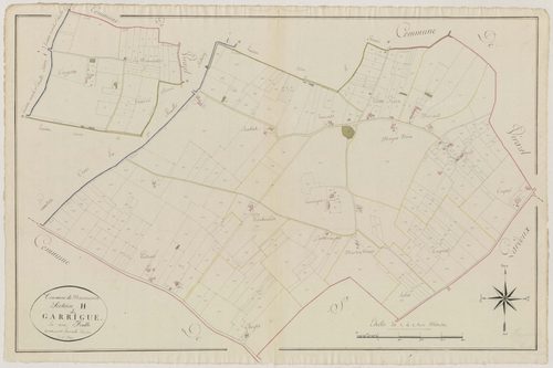 Plan primitif, atlas-H Garrigue, Marmande