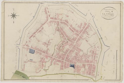 Plan primitif, atlas-K1 La Ville, Marmande