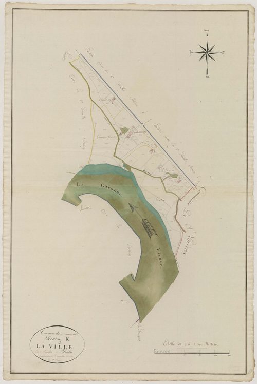 Plan primitif, atlas-K3 La Ville, Marmande