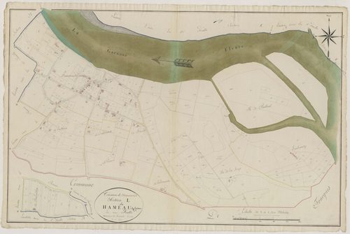 Plan primitif, atlas-L Hameau de Coussan, Marmande