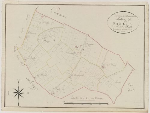 Plan primitif, atlas-M2 Les Sables, Marmande