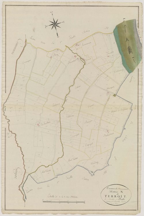 Plan primitif, atlas-N2 Terroit, Marmande