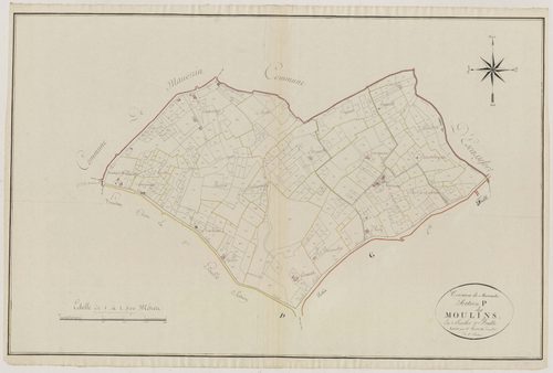 Plan primitif, atlas-P1 Les Moulins, Marmande