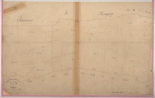 Plan napoléonien-N1 Tivras, Marmande