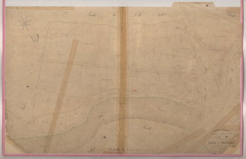 Plan napoléonien-O3 Porte Sainte-Bazeille, Marmande
