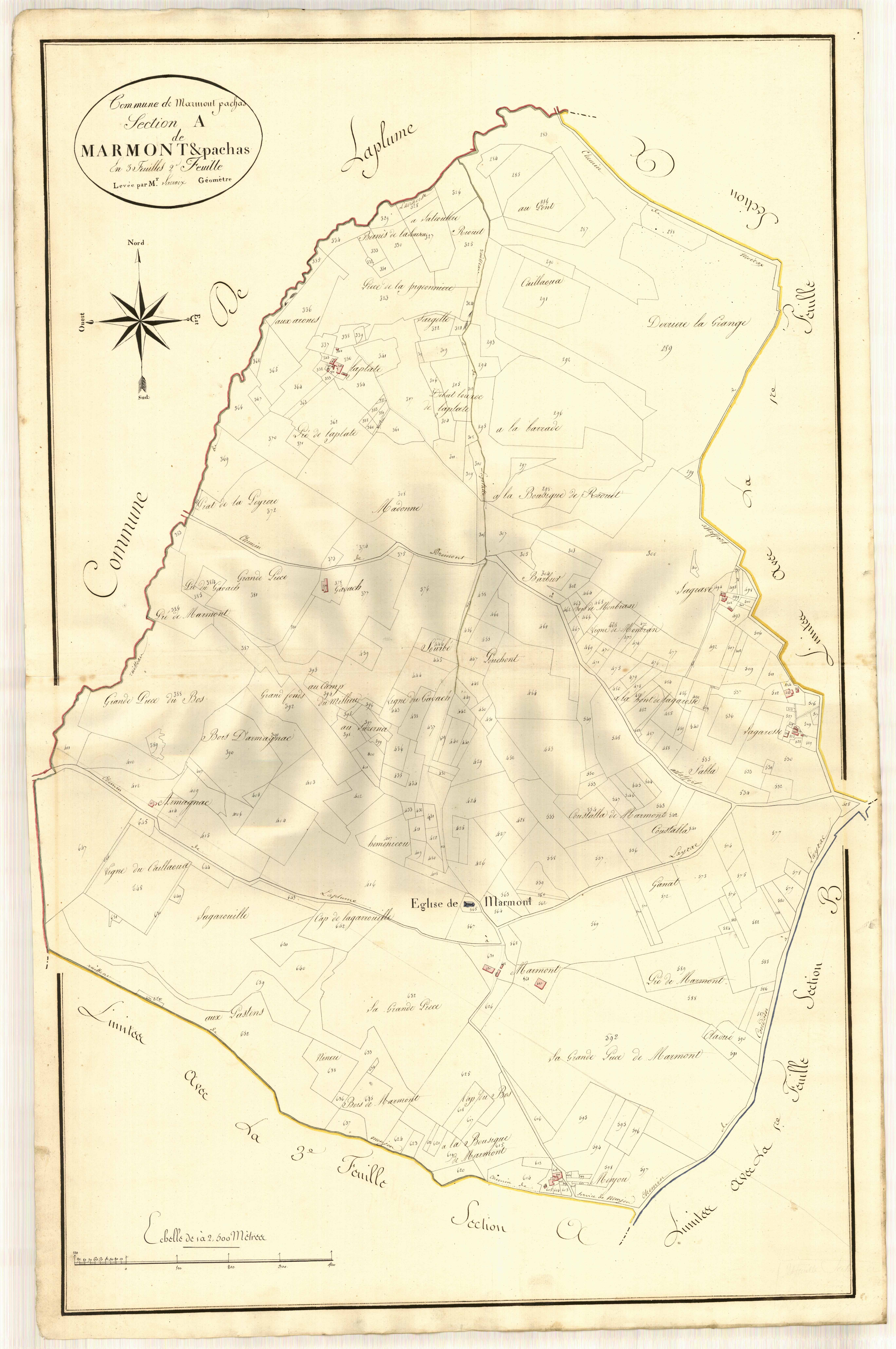 Plan primitif, atlas-A2, Marmont-Pachas