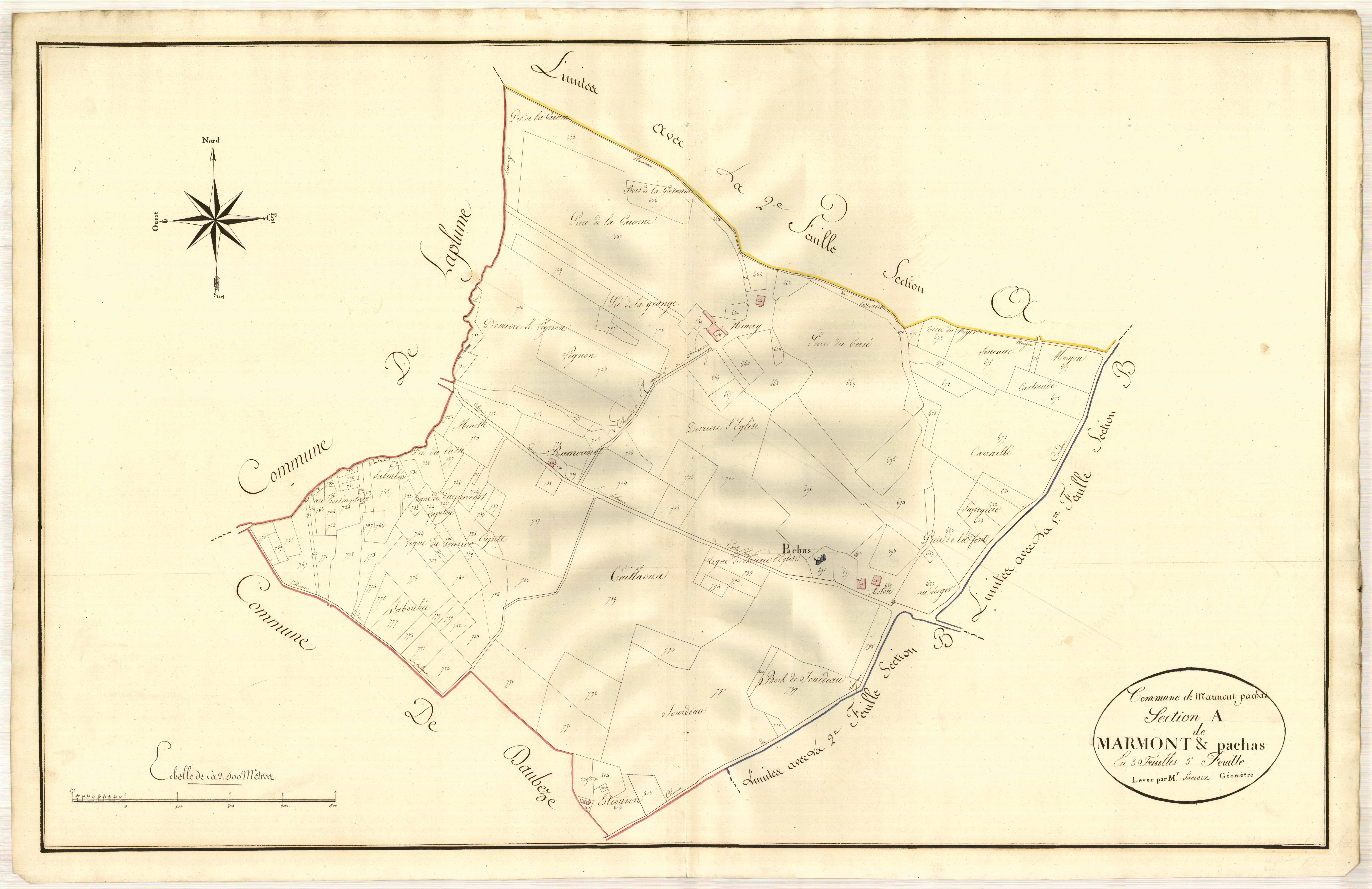 Plan primitif, atlas-A3, Marmont-Pachas