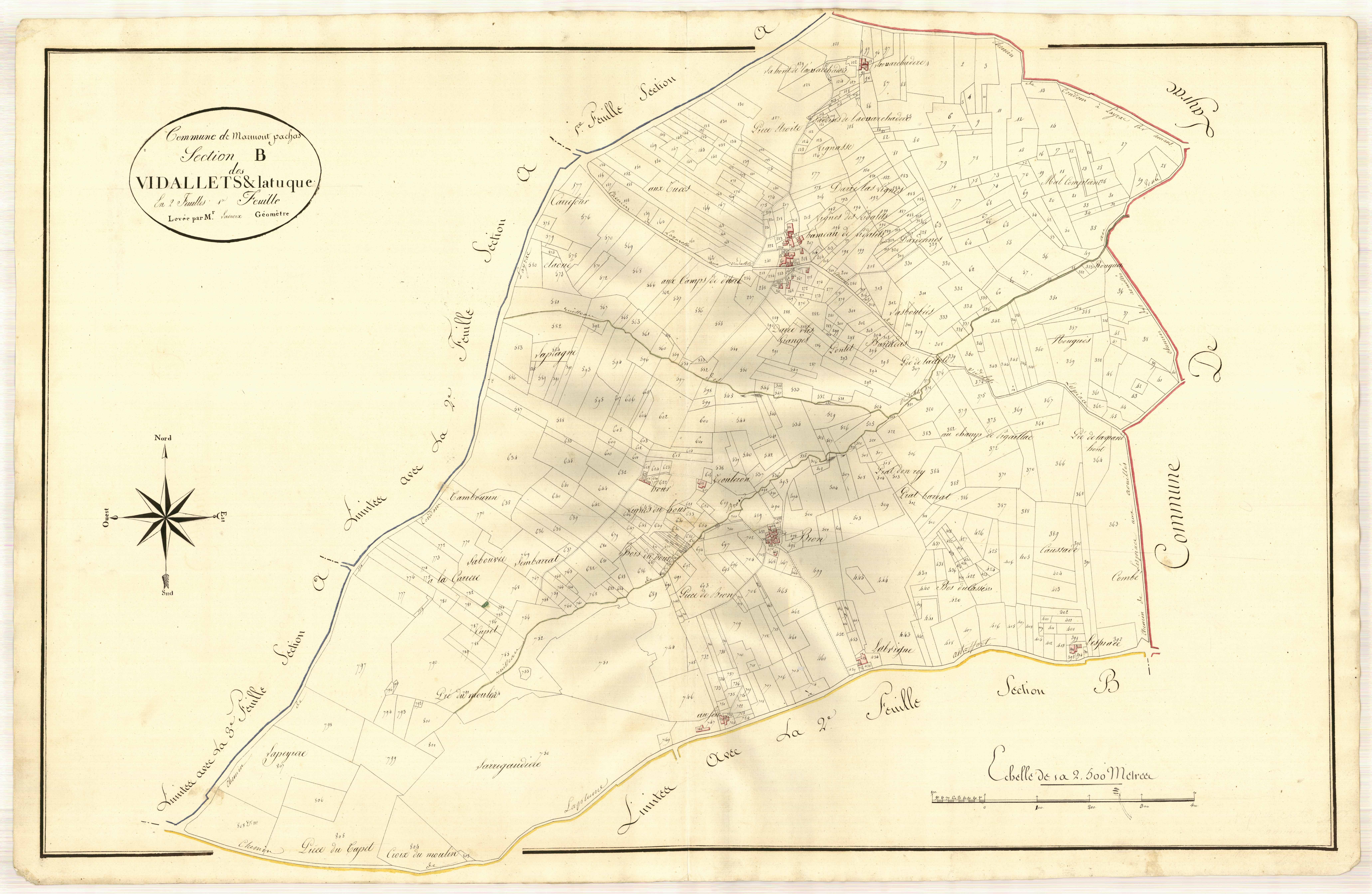 Plan primitif, atlas-B1, Marmont-Pachas