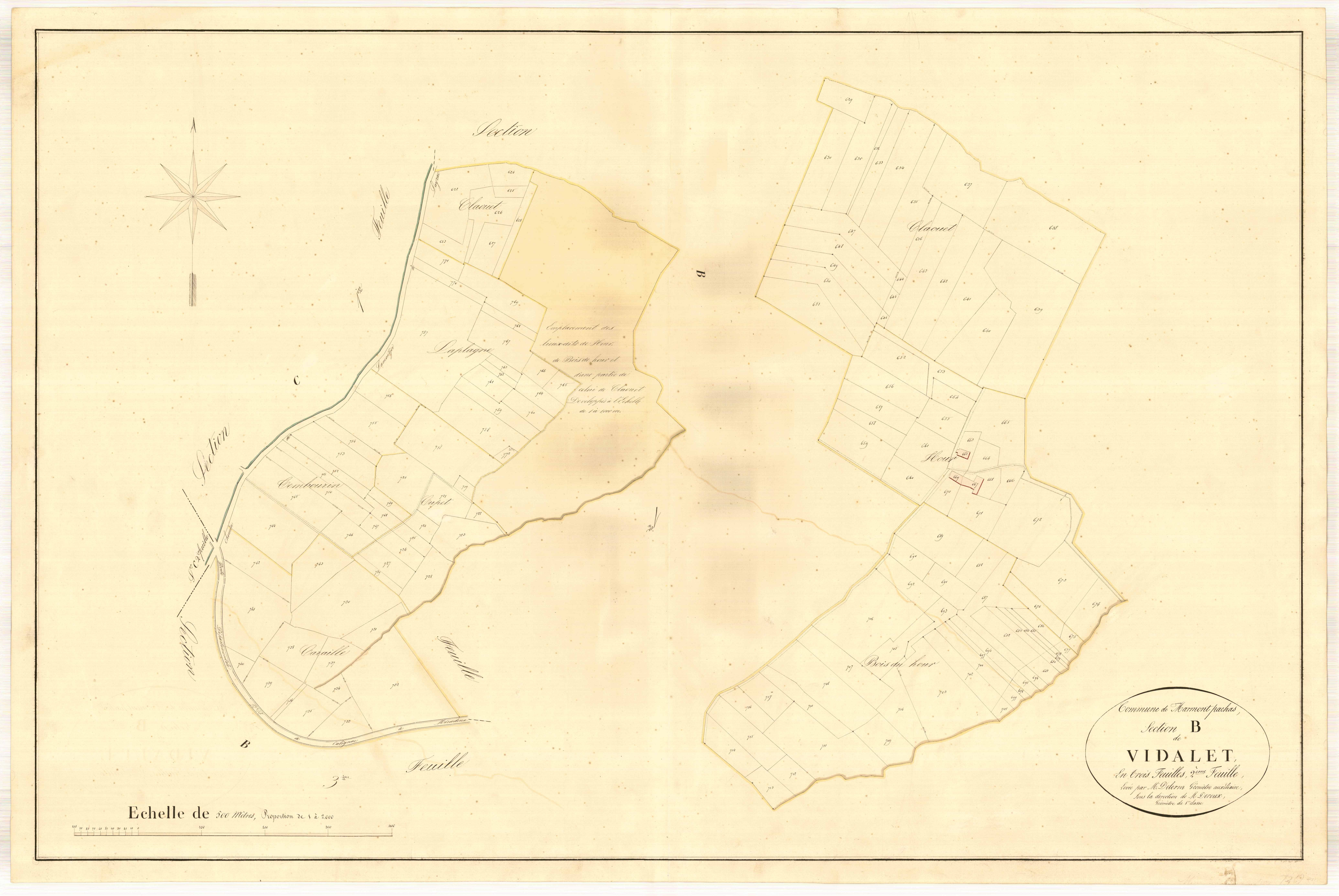 Plan napoléonien, atlas-B1 Vidalet, Marmont-Pachas