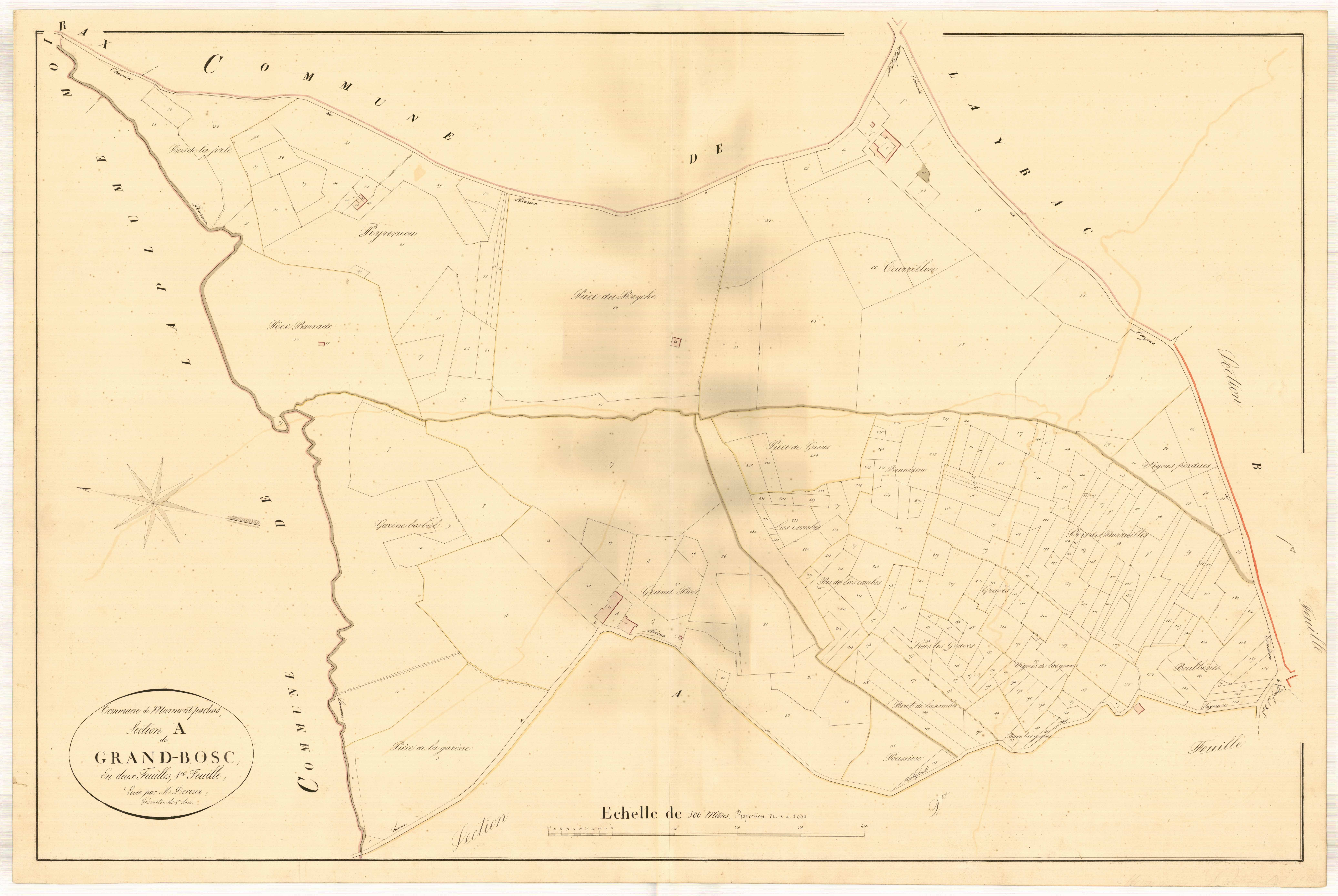 Plan napoléonien, atlas-C1 Marmont-Pachas, Marmont-Pachas