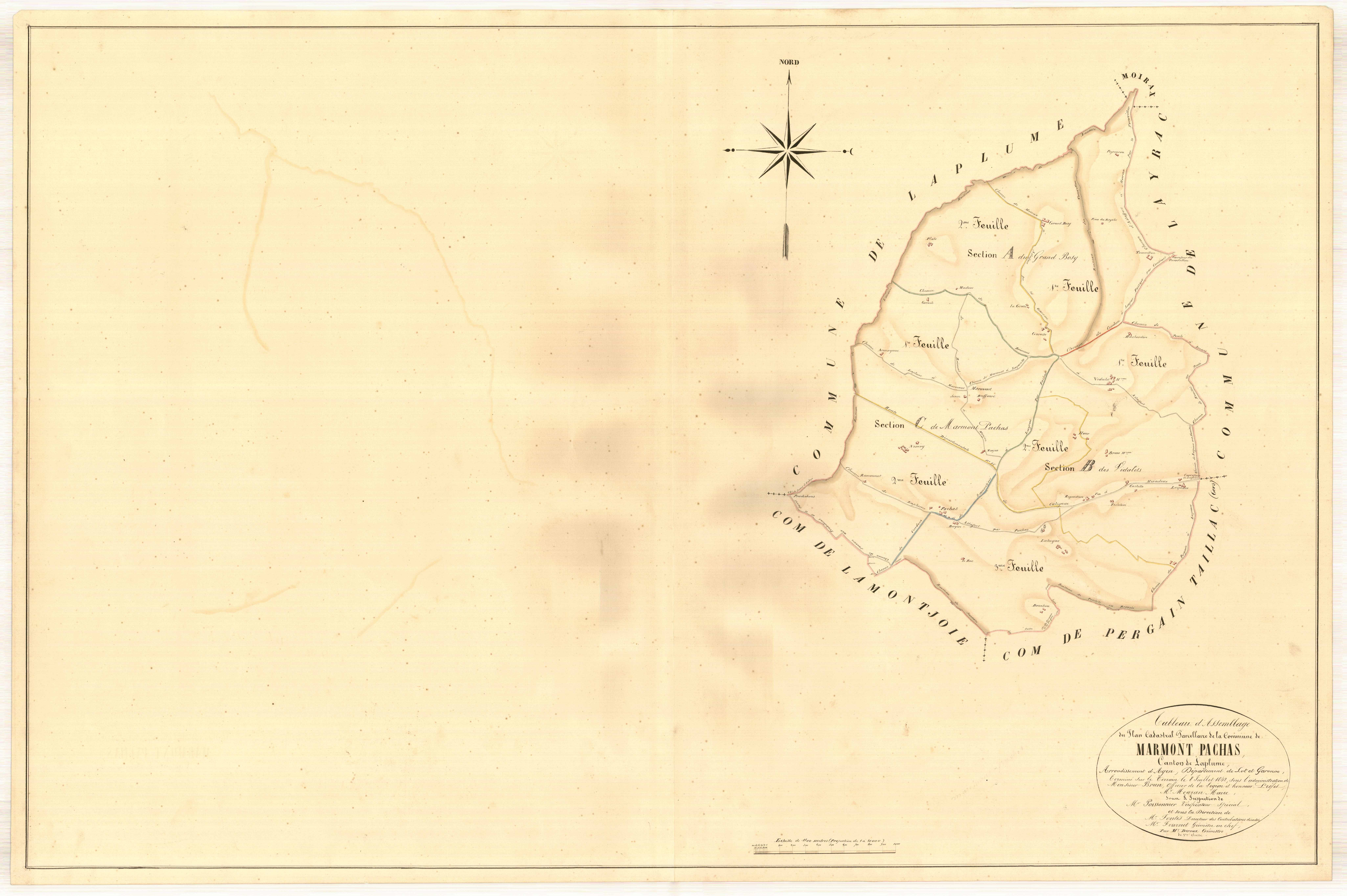 Plan napoléonien, atlas-C2 Marmont-Pachas, Marmont-Pachas