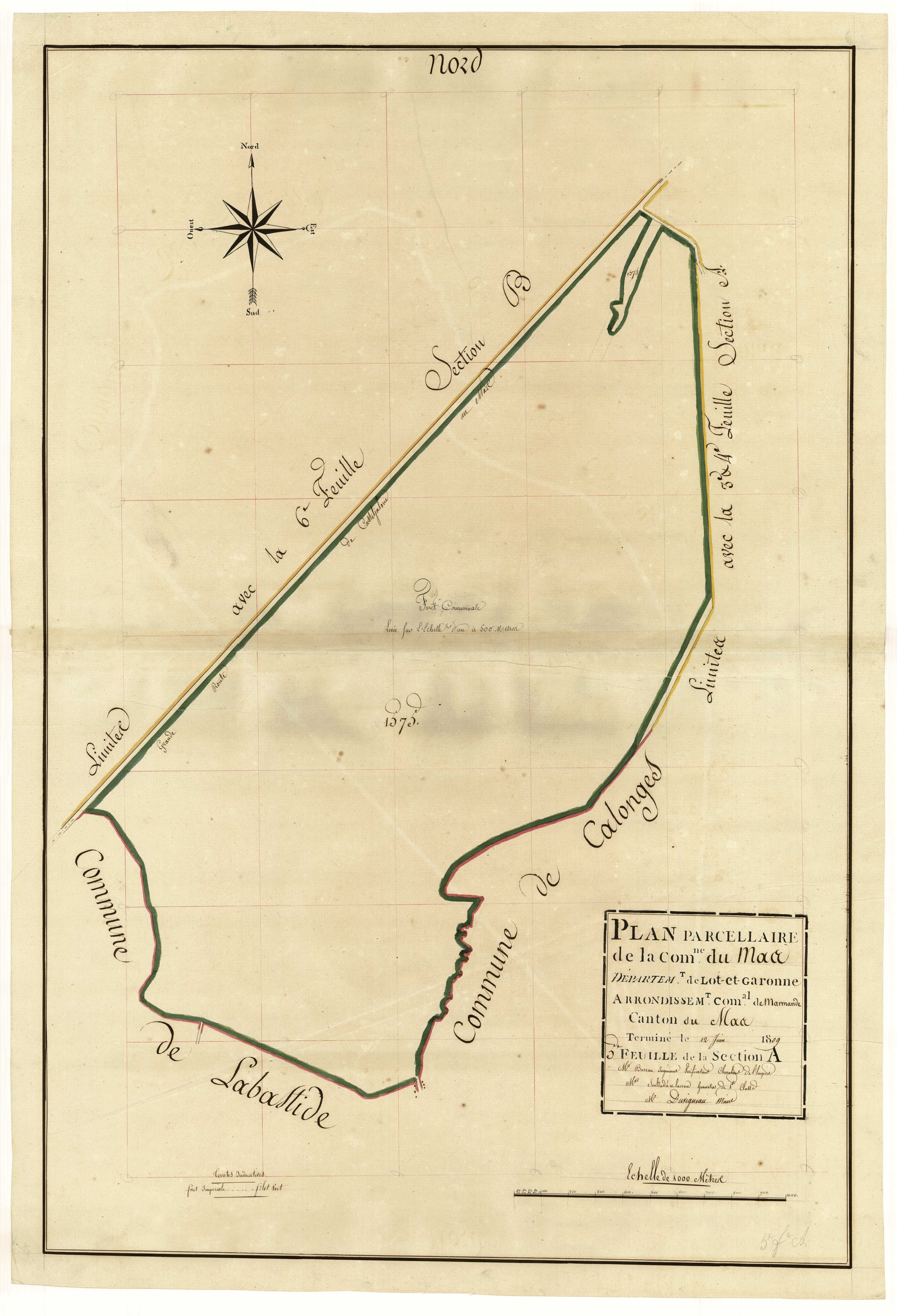Plan primitif, atlas-A5, Mas-d’Agenais (Le)