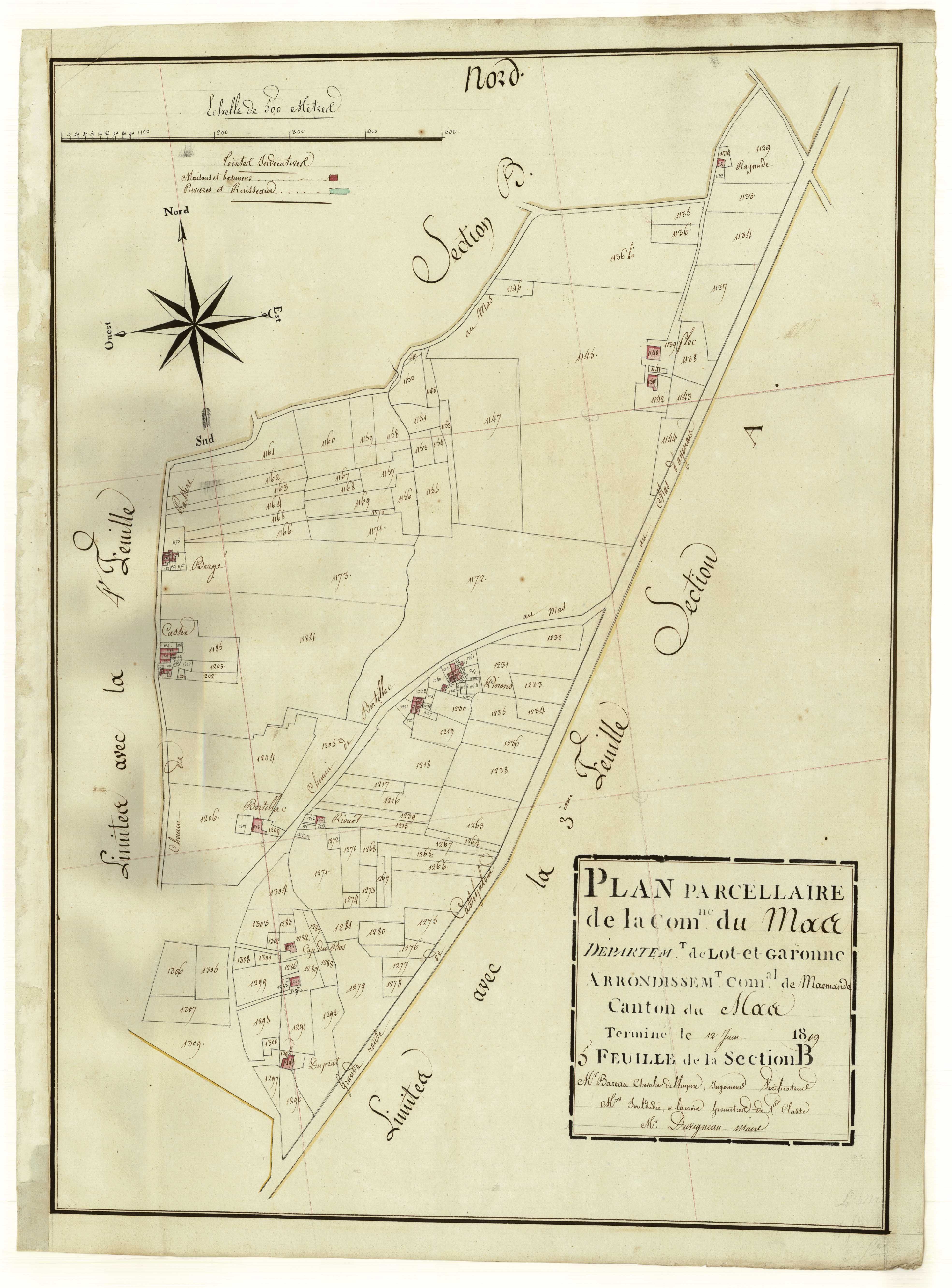 Plan primitif, atlas-B5, Mas-d’Agenais (Le)
