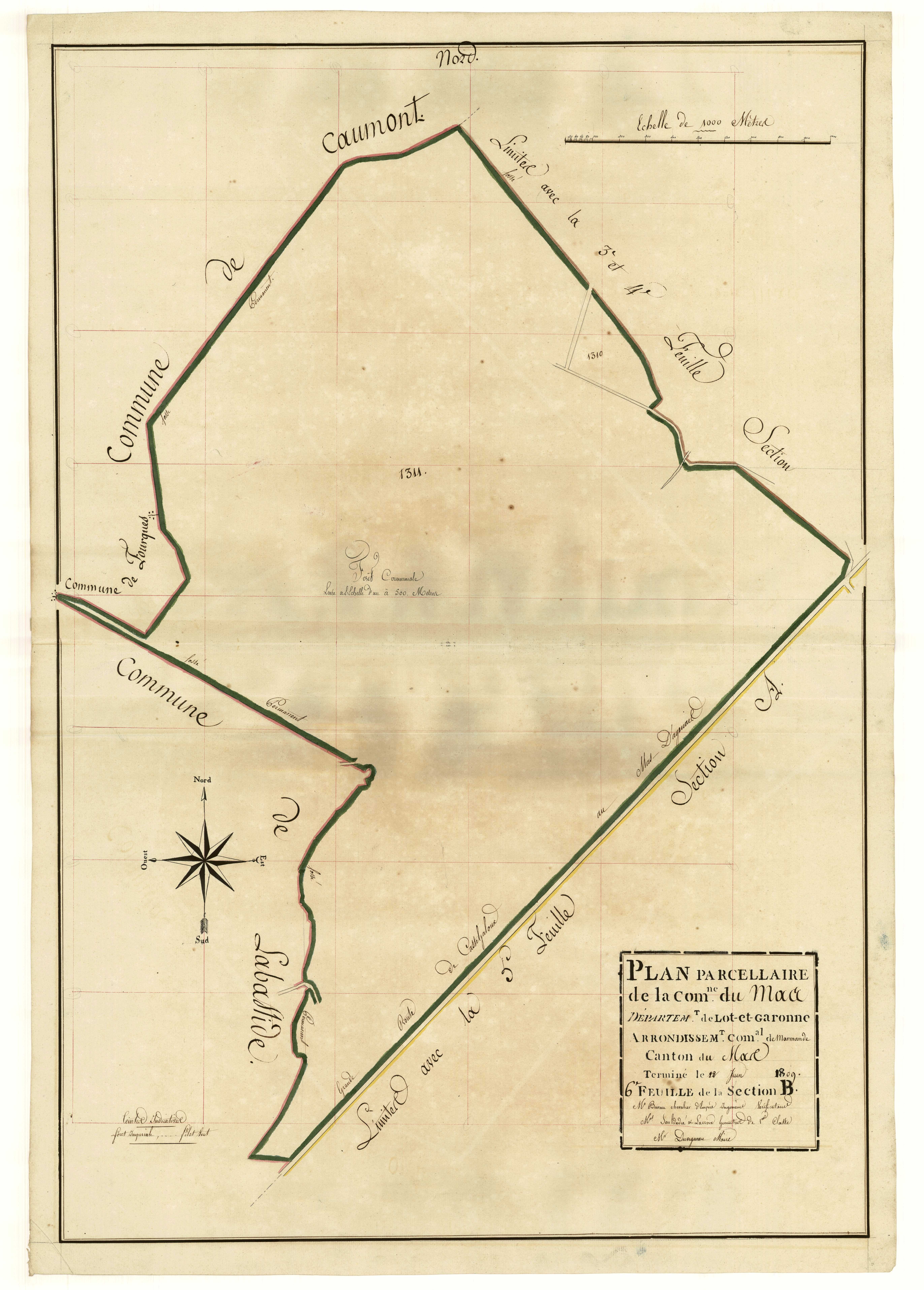 Plan primitif, atlas-B6, Mas-d’Agenais (Le)