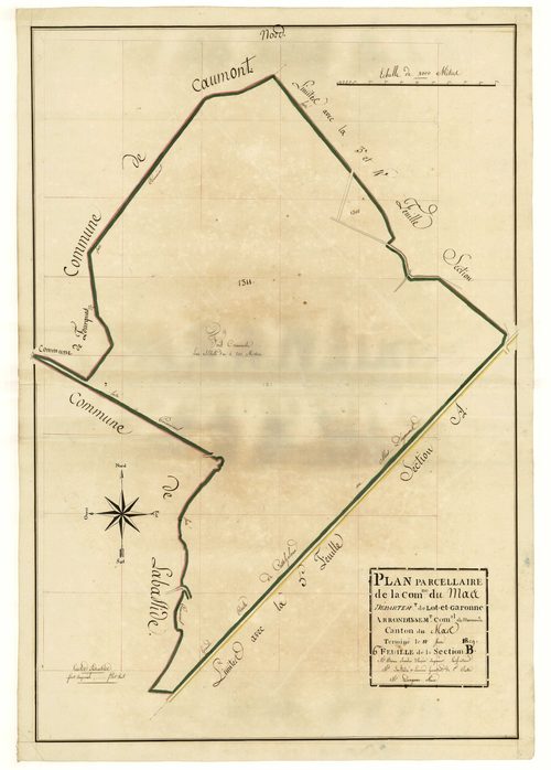 Plan primitif, atlas-B6, Mas-d’Agenais (Le)