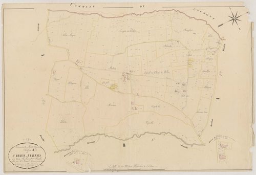 Plan napoléonien, atlas-A2 Saint-Martin et Varennes, Mas-d’Agenais (Le)