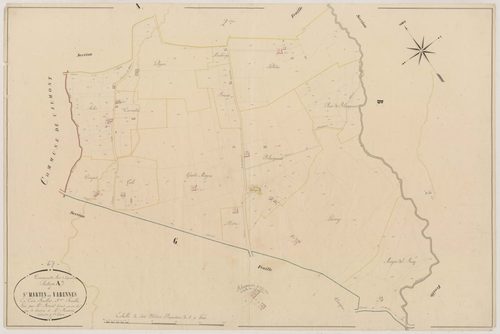 Plan napoléonien, atlas-A3 Saint-Martin et Varennes, Mas-d’Agenais (Le)