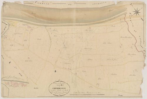 Plan napoléonien, atlas-D1 Camparôme-Basse, Mas-d’Agenais (Le)