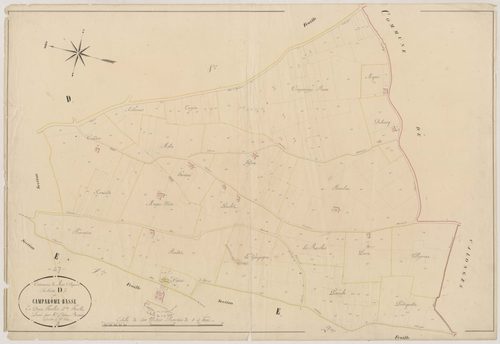 Plan napoléonien, atlas-D2 Camparôme-Basse, Mas-d’Agenais (Le)