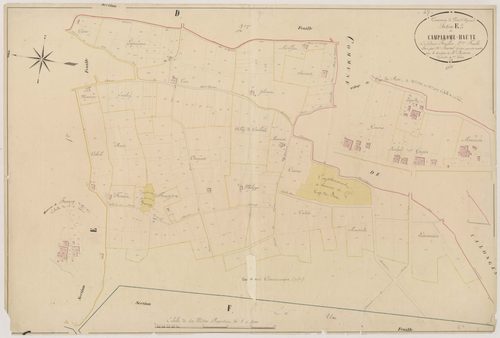 Plan napoléonien, atlas-E2 Camparôme, Mas-d’Agenais (Le)