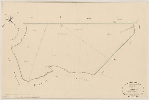 Plan napoléonien, atlas-F La Forêt-Est, Mas-d’Agenais (Le)