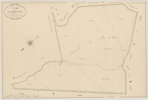 Plan napoléonien, atlas-G La Forêt-Ouest, Mas-d’Agenais (Le)