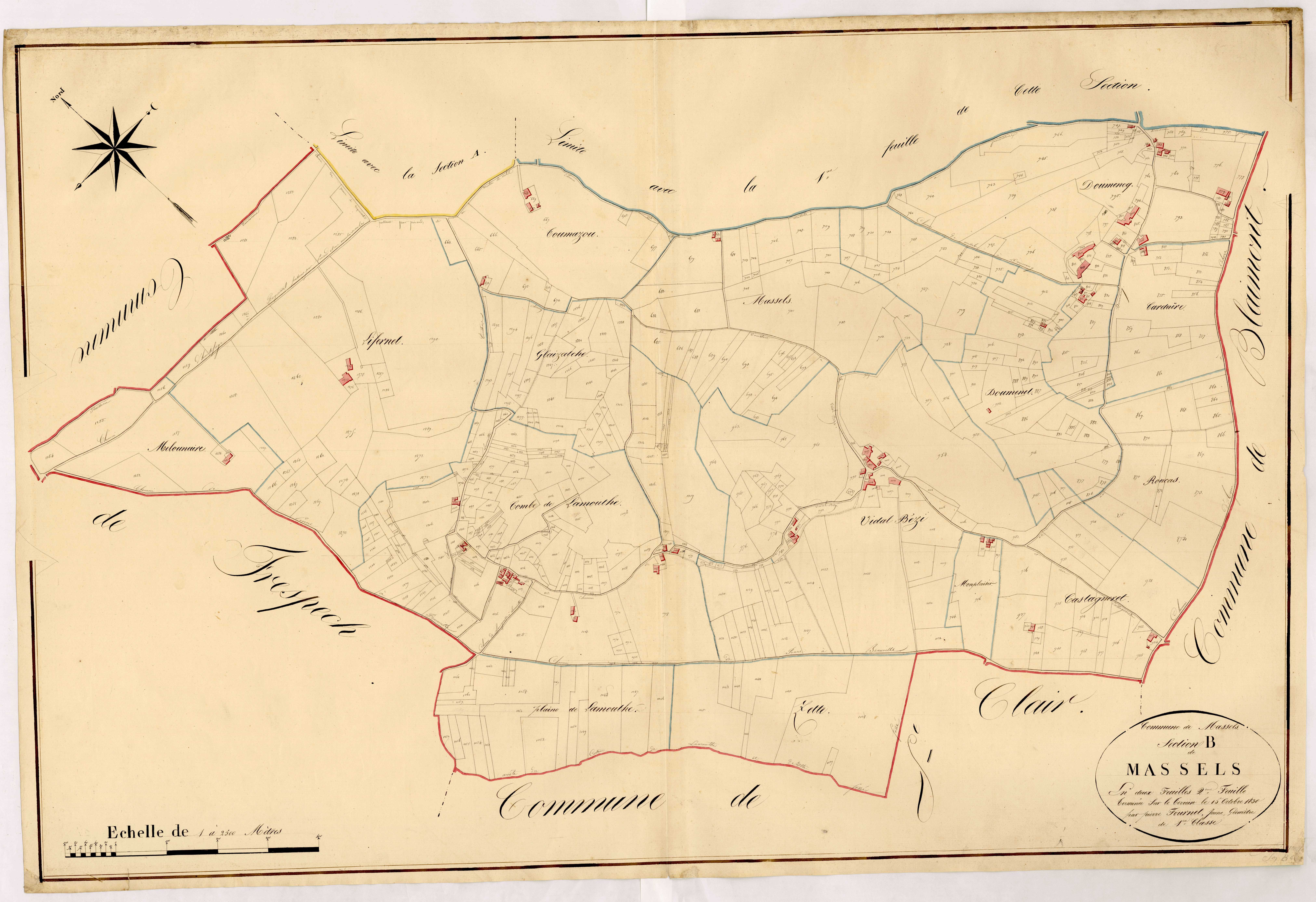 Plan napoléonien, atlas-B2 Massels, Massels