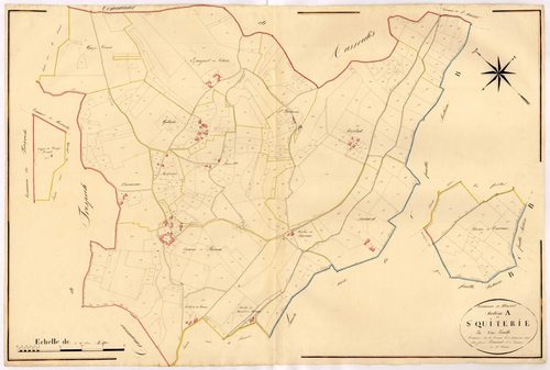 Plan napoléonien, atlas-A Sainte-Quitterie, Massels