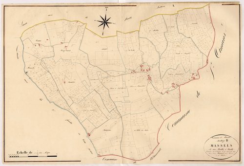 Plan napoléonien, atlas-B1 Massels, Massels