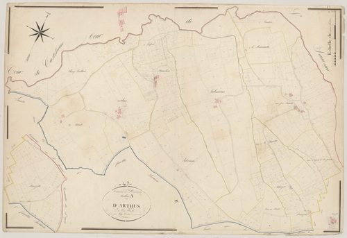 Plan napoléonien, atlas-A d’Arthus, Mauvezin-sur-Gupie