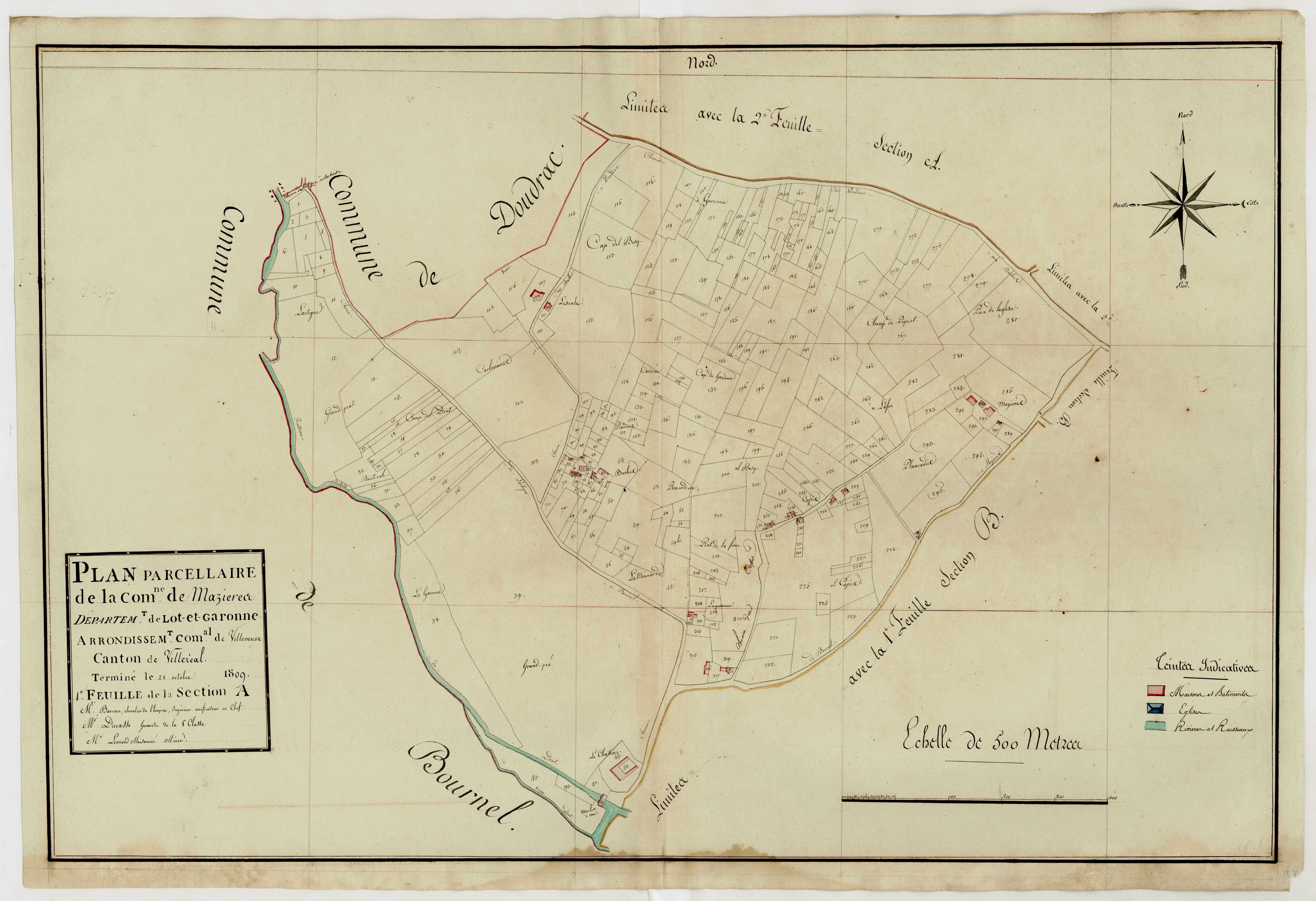 Plan primitif, atlas-A1, Mazières-Naresse
