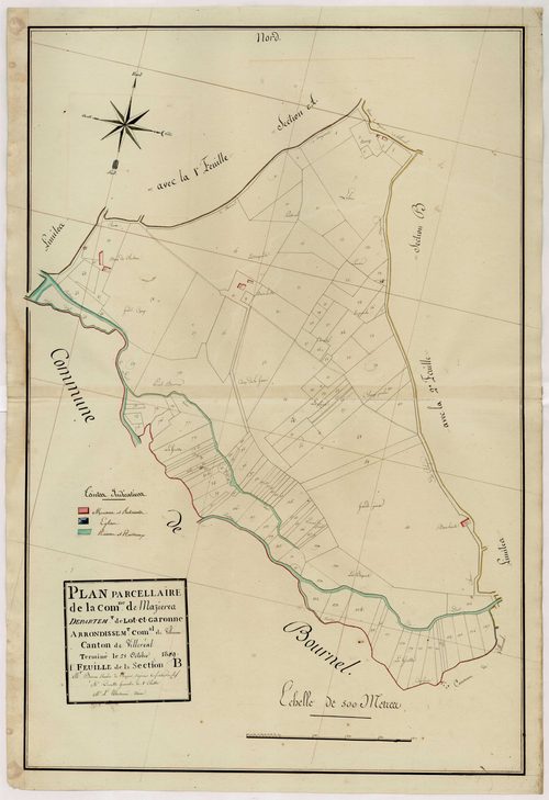Plan primitif, atlas-B1, Mazières-Naresse