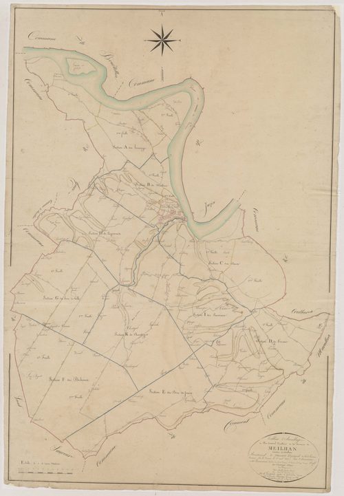 Plan napoléonien, atlas-TA, Meilhan-sur-Garonne
