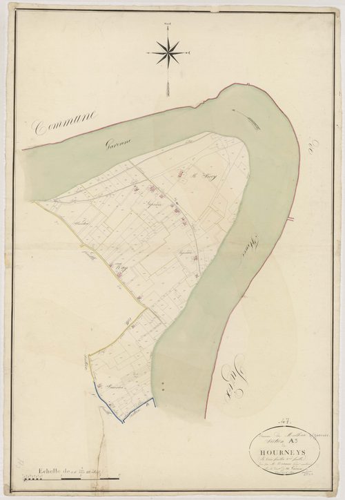 Plan napoléonien, atlas-A3 Hourneys, Meilhan-sur-Garonne