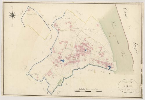 Plan napoléonien, atlas-B2 La Ville, Meilhan-sur-Garonne
