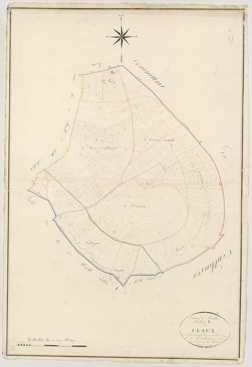 Plan napoléonien, atlas-C2 Les Claux, Meilhan-sur-Garonne