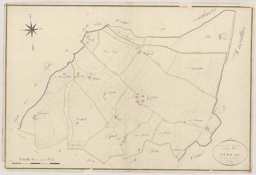 Plan napoléonien, atlas-D1 Tersac, Meilhan-sur-Garonne