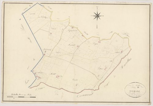Plan primitif, atlas-D2 Tersac, Meilhan-sur-Garonne