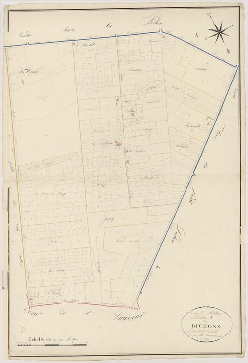 Plan napoléonien, atlas-F2 Bichons, Meilhan-sur-Garonne